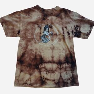 Playboy‎ hand bleach DYED medium woman's t shirt